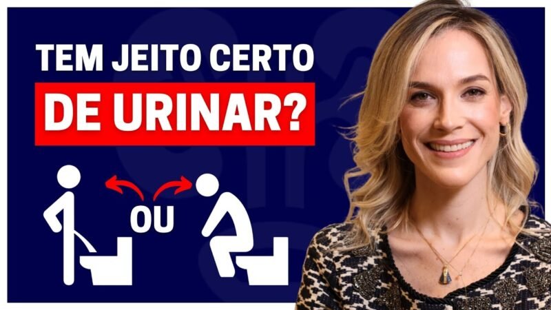 EXISTE JEITO CERTO PARA URINAR? HOMEM DEVE URINAR EM PÉ OU SENTADO?