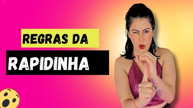 REGRAS PARA R4PIDINHA