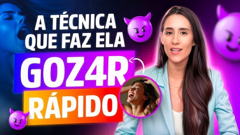 A TÉCNICA QUE FAZ ELA GOZ4R RÁPIDO