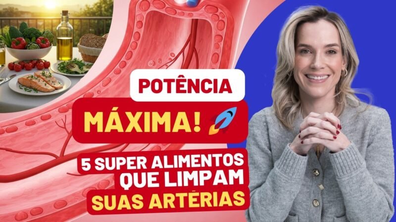 05 SUPER ALIMENTOS QUE LIMPAM SUAS ARTÉRIAS!
